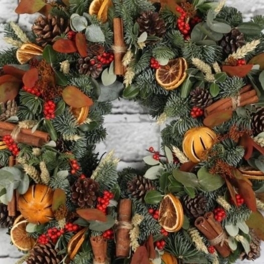 Tuesday 2nd December Bodmin Christmas Luxury Wreath Workshops Rhubarb @ No.4  6 9pm
