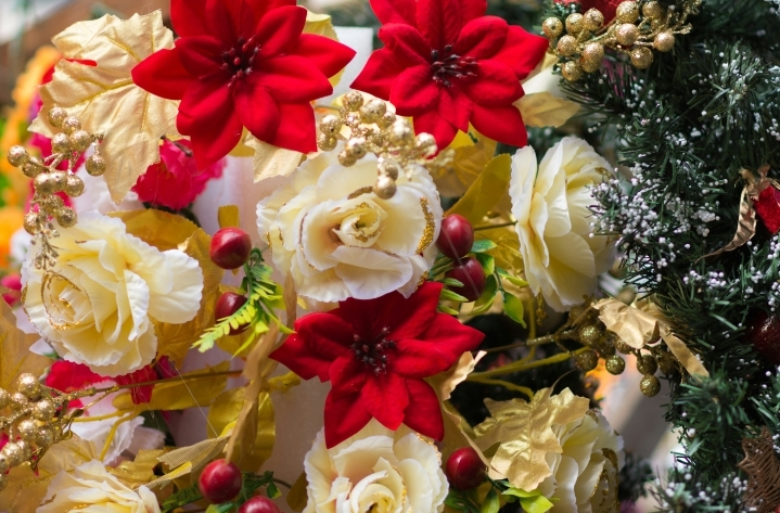 Christmas Handtied Bouquet Workshop.