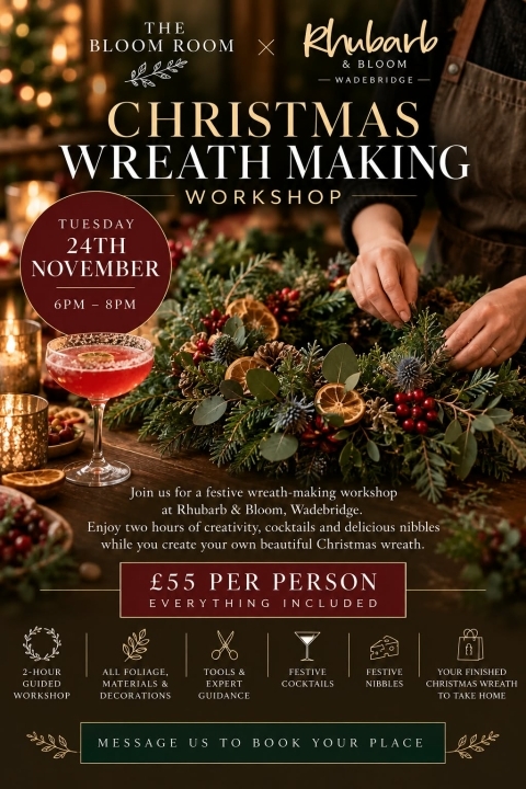 Christmas Wreath Making 24th November